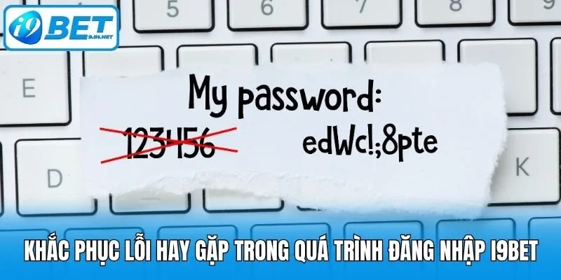 Khắc phục lỗi hay gặp trong quá trình đăng nhập i9bet